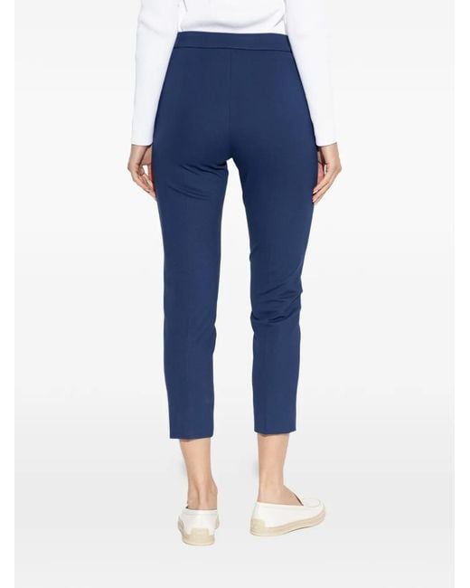 Max Mara Blue Pegno Tailored Trousers