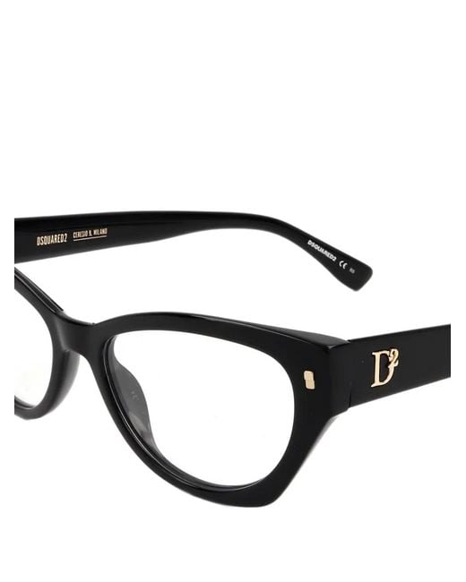 DSquared² White Cat-Eye Frame Glasses