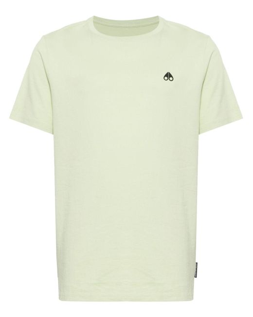 Moose Knuckles Green Satellite Cotton T-shirt for men