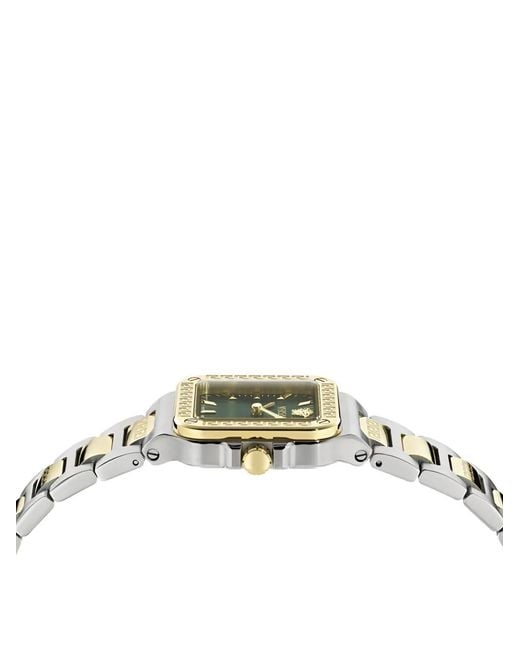 Versace Metallic Greca Edge 30Mm Watch