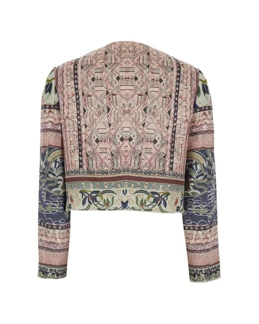 Hui Milano White Valerio Printed Jacket