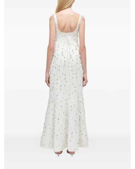 Robe Briella À Ornements Jonathan Simkhai en coloris White