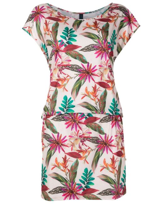 Abito Corto Shiva Con Stampa di Lygia & Nanny in Red