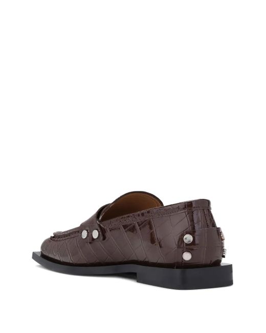 Ganni Brown Jolene Loafers