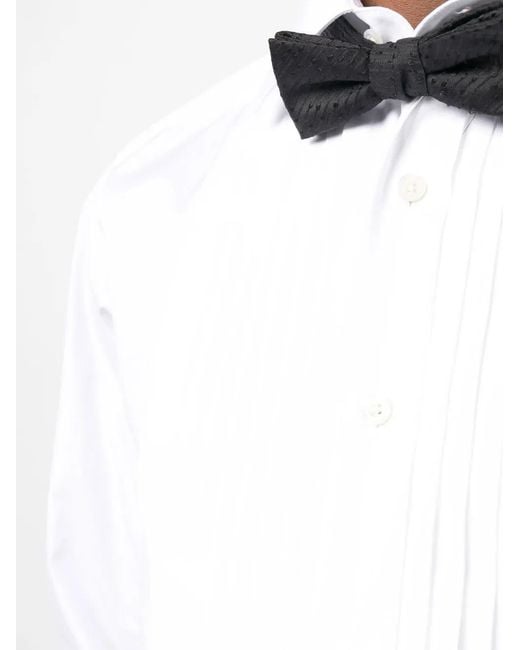 Tom Ford White Shirt With Pleats for men