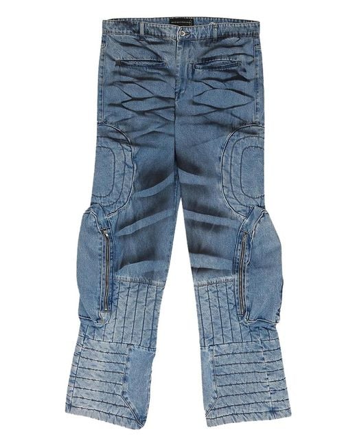 Who Decides War Jeans Met Effect in het Blue voor heren