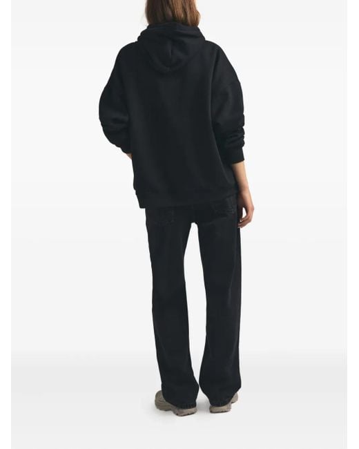 FAVORITE DAUGHTER Black Collegiate-Logo Hoodie