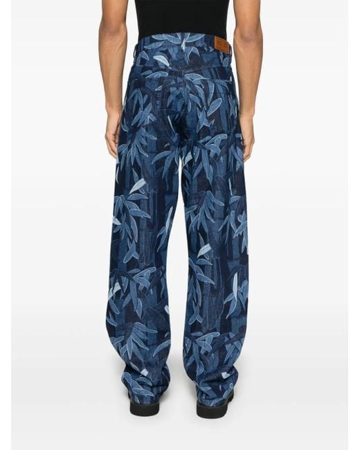 KENZO Blue Chiku-Rin Jeans for men