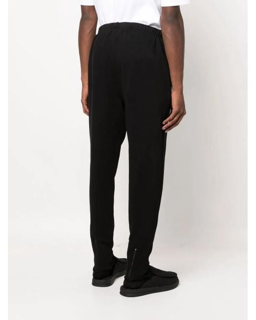 メンズ Les Tien フリース トラックパンツ Black