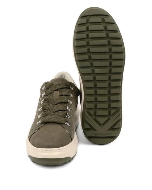 Zapatillas con cordones y plataforma Karl Lagerfeld de hombre de color Green