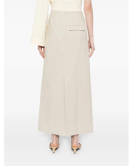 Ruohan Natural Cargo Pocket Skirt