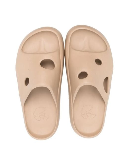 Off-White c/o Virgil Abloh Natural Meteor Cut-out Slides for men