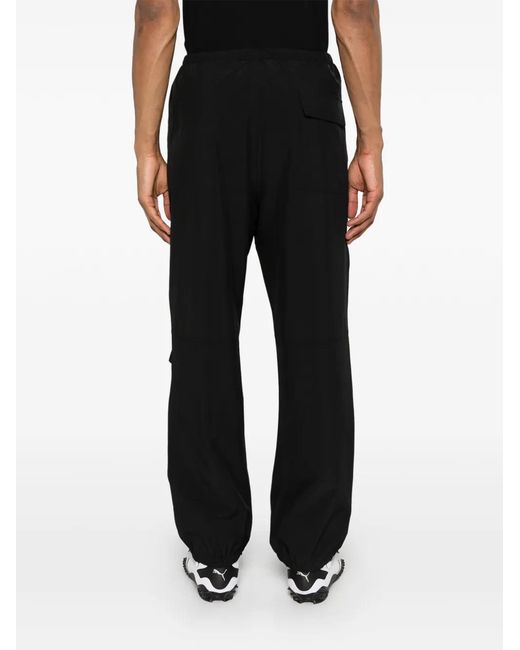 Oakley Black Elasticated Straight-Leg Trousers for men