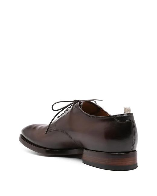 Officine Creative Brown Providence Derby Shoes for men