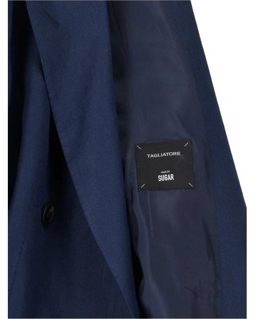 Tagliatore Blue Jasmine Double-Breasted Suit