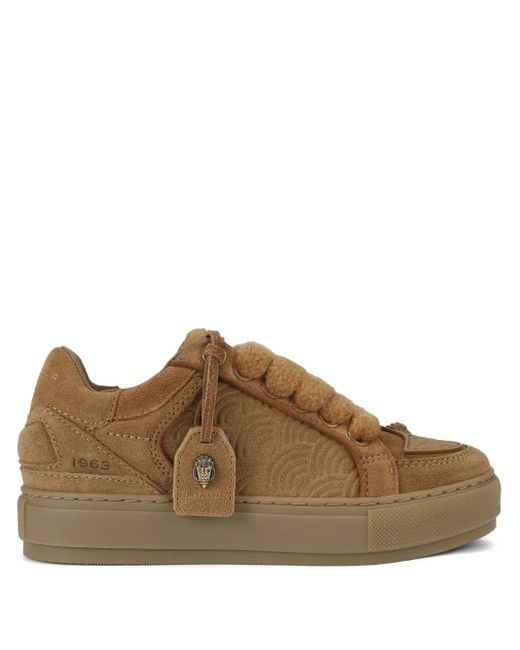 Sneakers Southbank Tag Con Testa D'Aquila di Kurt Geiger in Brown