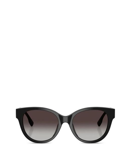 Tory Burch Black Double T Phantos-Frame Sunglasses