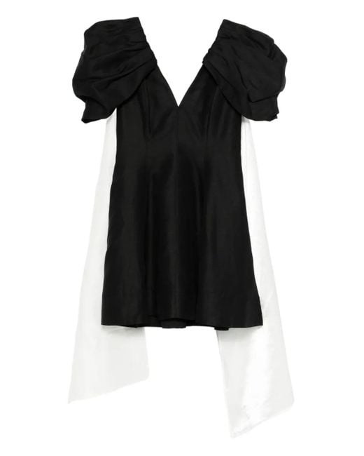 Aje. Black Bisou Mini Dress