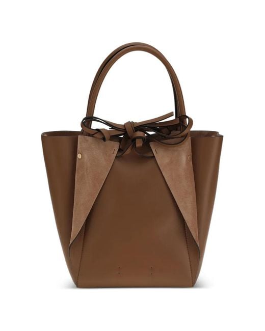 Gabriela Hearst Brown Small Marija Tote Bag