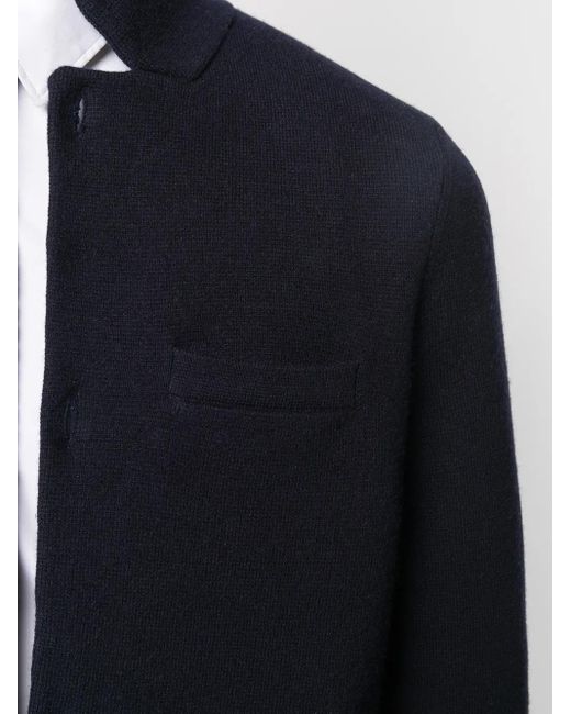 N.Peal Cashmere Blue Milano Fitted Jacket for men