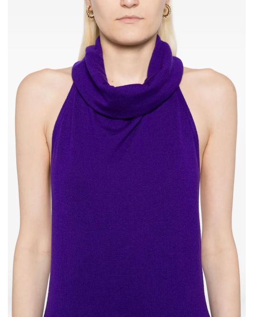 Abito Con Scollo All'Americana di Tom Ford in Purple