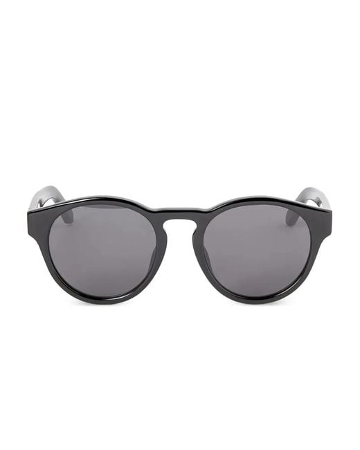 Off-White c/o Virgil Abloh Gray Oakland Round Sunglasses