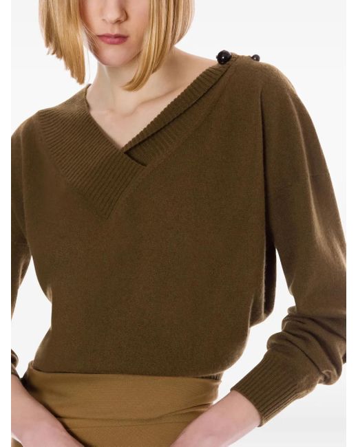 Alberta Ferretti カシミアセーター Green
