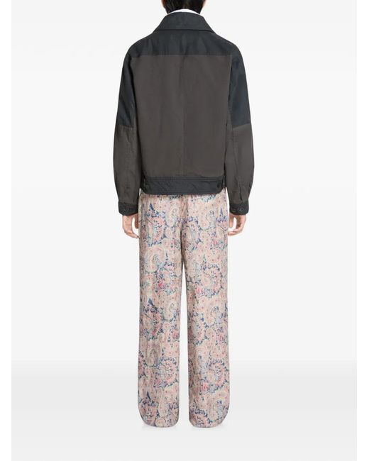 Dries Van Noten Black Overdyed Cotton Jacket for men