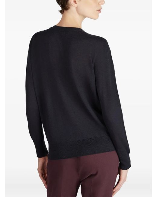 Zanone Blue Pullover Mit Rundhalsausschnitt