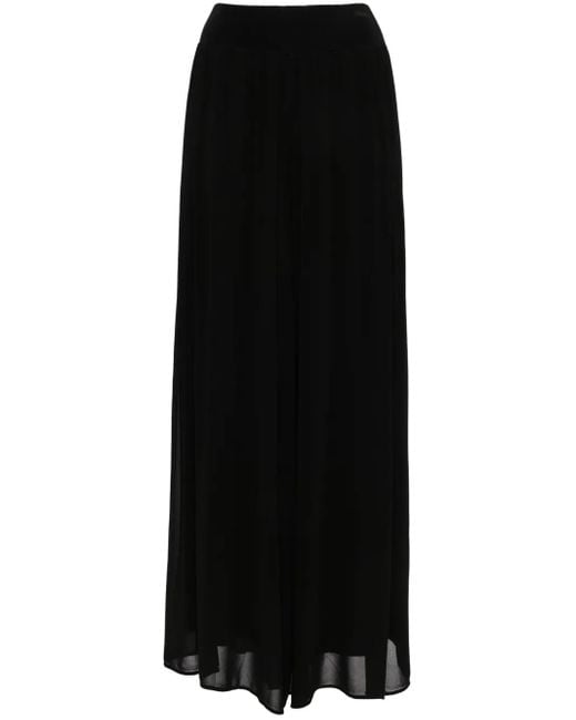Pantalon Ample À Taille Élastiquée Transit en coloris Black
