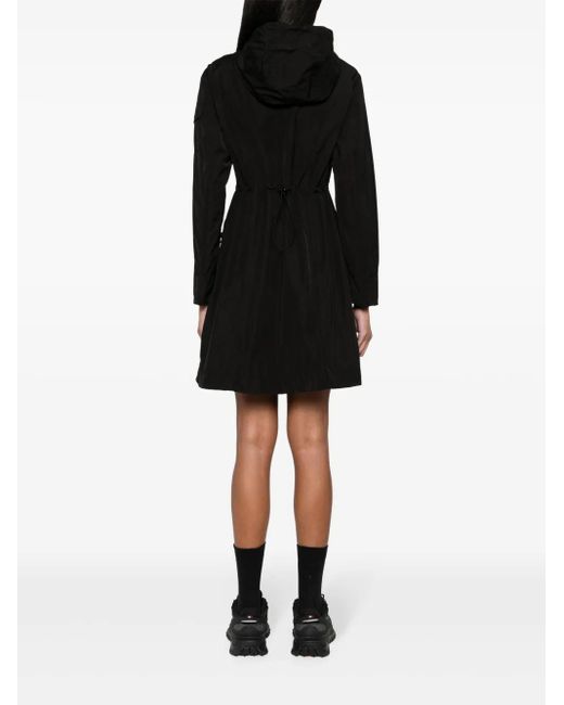 Moncler Jas Met Capuchon En Trekkoord in het Black