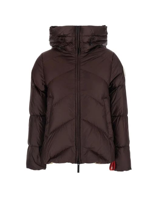 AFTER LABEL Brown Helsinski Quilted Hooded Jacket
