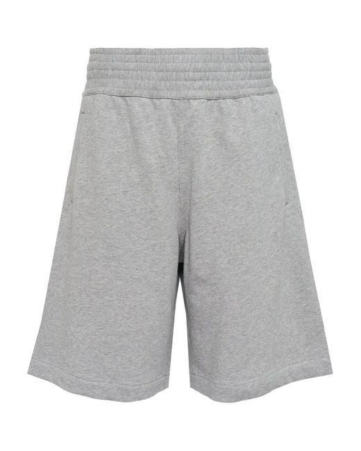 Comme des Garçons Gray Elasticated-Waist Shorts for men