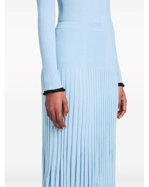 Falda midi con cintura alta Proenza Schouler de color Blue