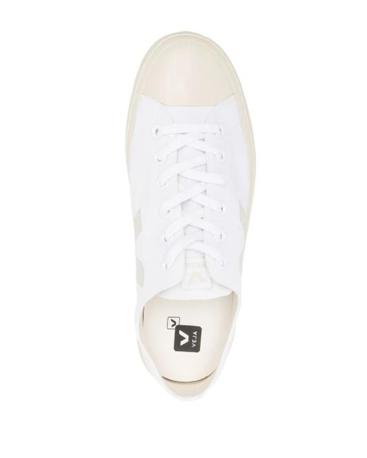 Veja White Wata Ii Pierre Canvas Sneakers for men