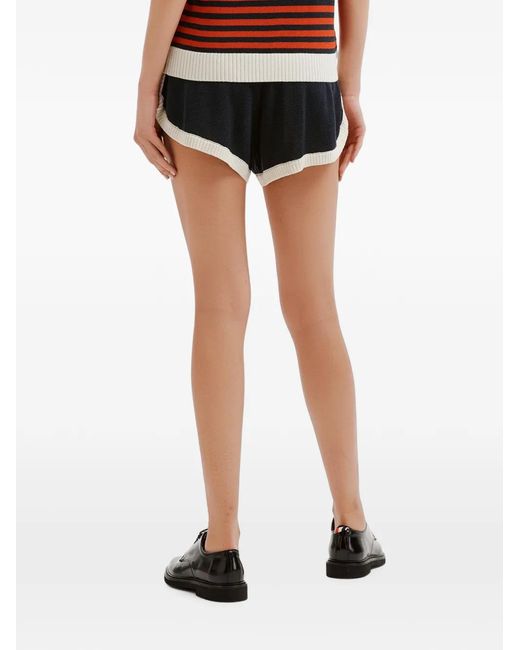Charles Jeffrey Black Sporty Embroidered-Logo Shorts