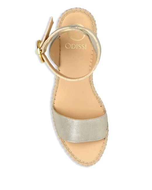 Odissi Metallic Wedge Espadrilles