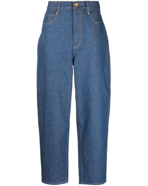 Zimmermann Blue Matchmaker Barrel-leg Jeans