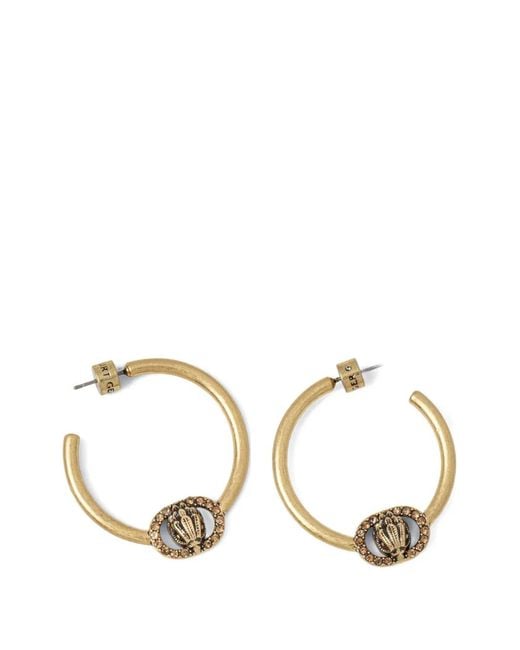 Kurt Geiger Natural Chelsea Hoop Earrings