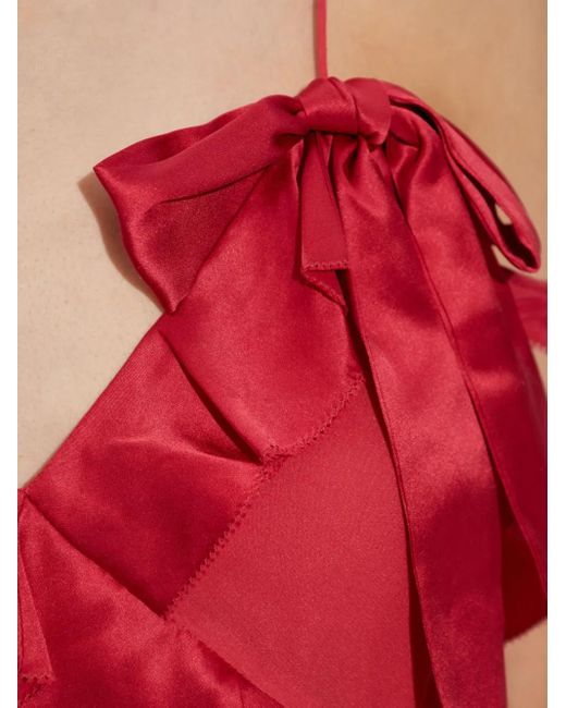 Abito Rialto di LoveShackFancy in Red