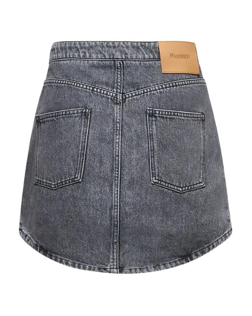 J.W. Anderson Midi-Rok Met Zak in het Gray