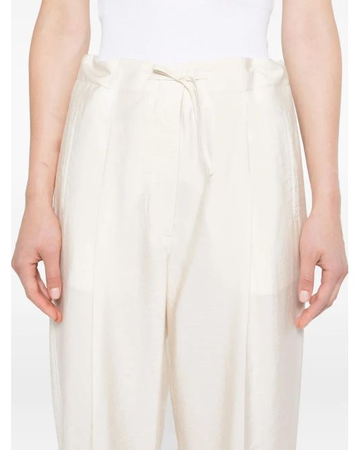 frenken White Waist String Trousers