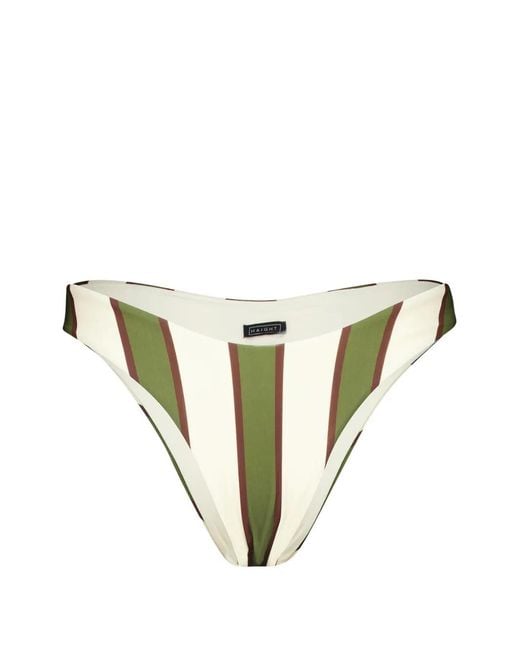 Haight Natural Asa-Delta Striped Bikini Bottoms