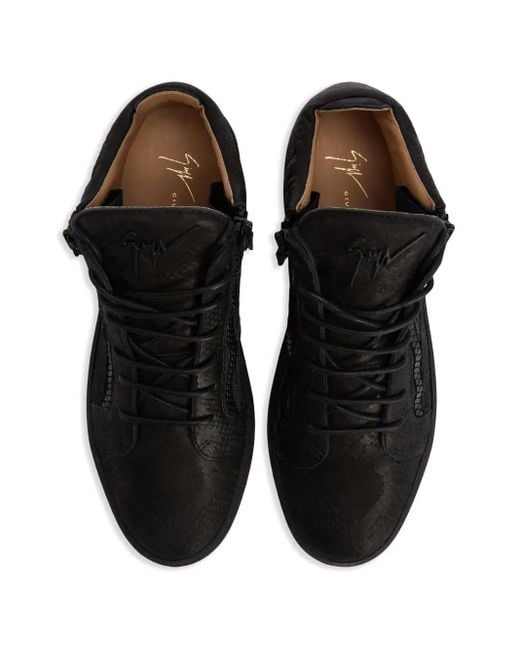 Giuseppe Zanotti Kriss' Sneakers Mit Schlangenleder-Optik in Black für Herren