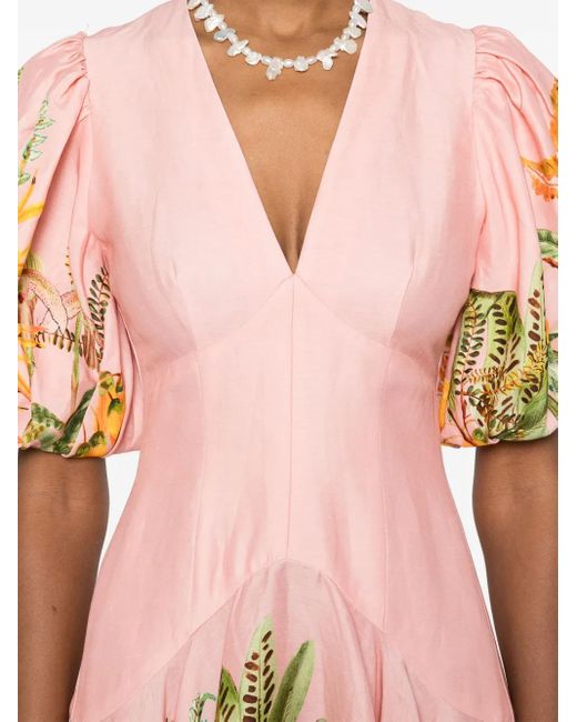 ALÉMAIS Papaya ミニドレス Pink
