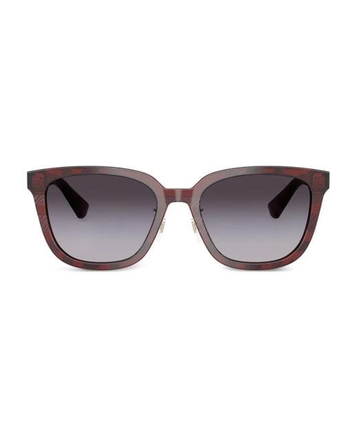 Burberry Red Square-Frame Sunglasses