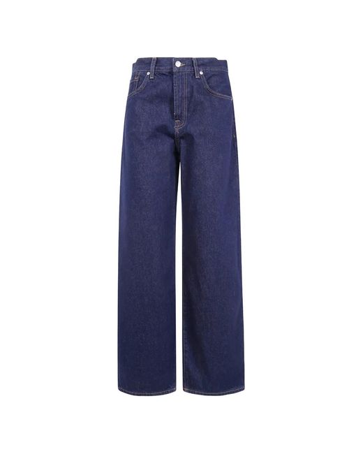 7 For All Mankind Blue Bonnie Curvilinear Jeans