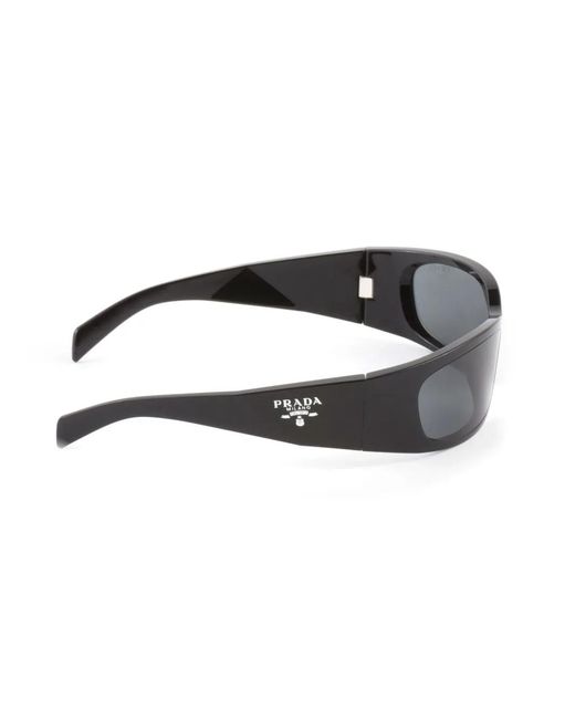 Prada Gray Symbole Sunglasses for men