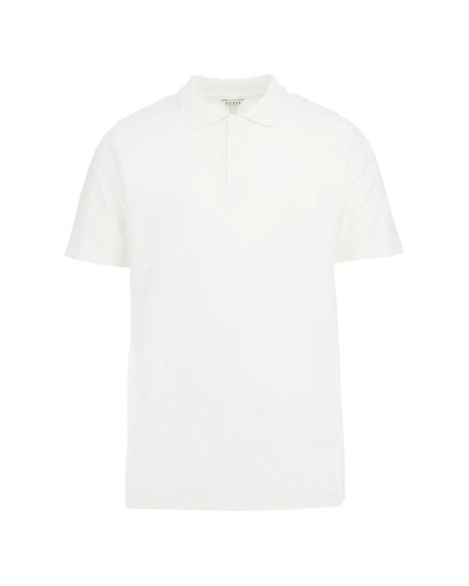 Guess White Teodor Polo Shirt for men