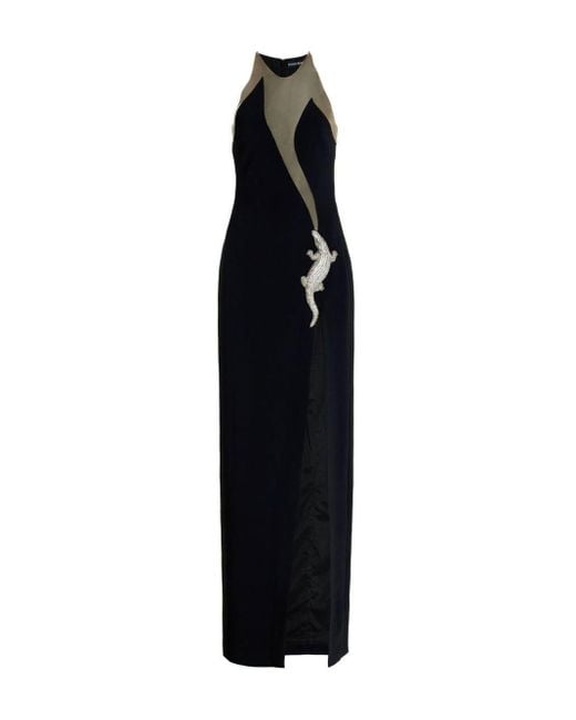 david koma crystal mesh gown